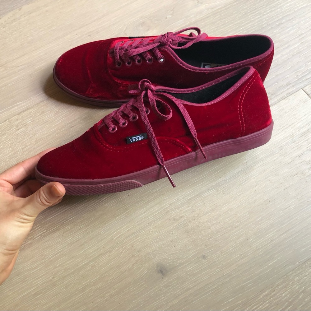 Vans Red Velvet Sneakers